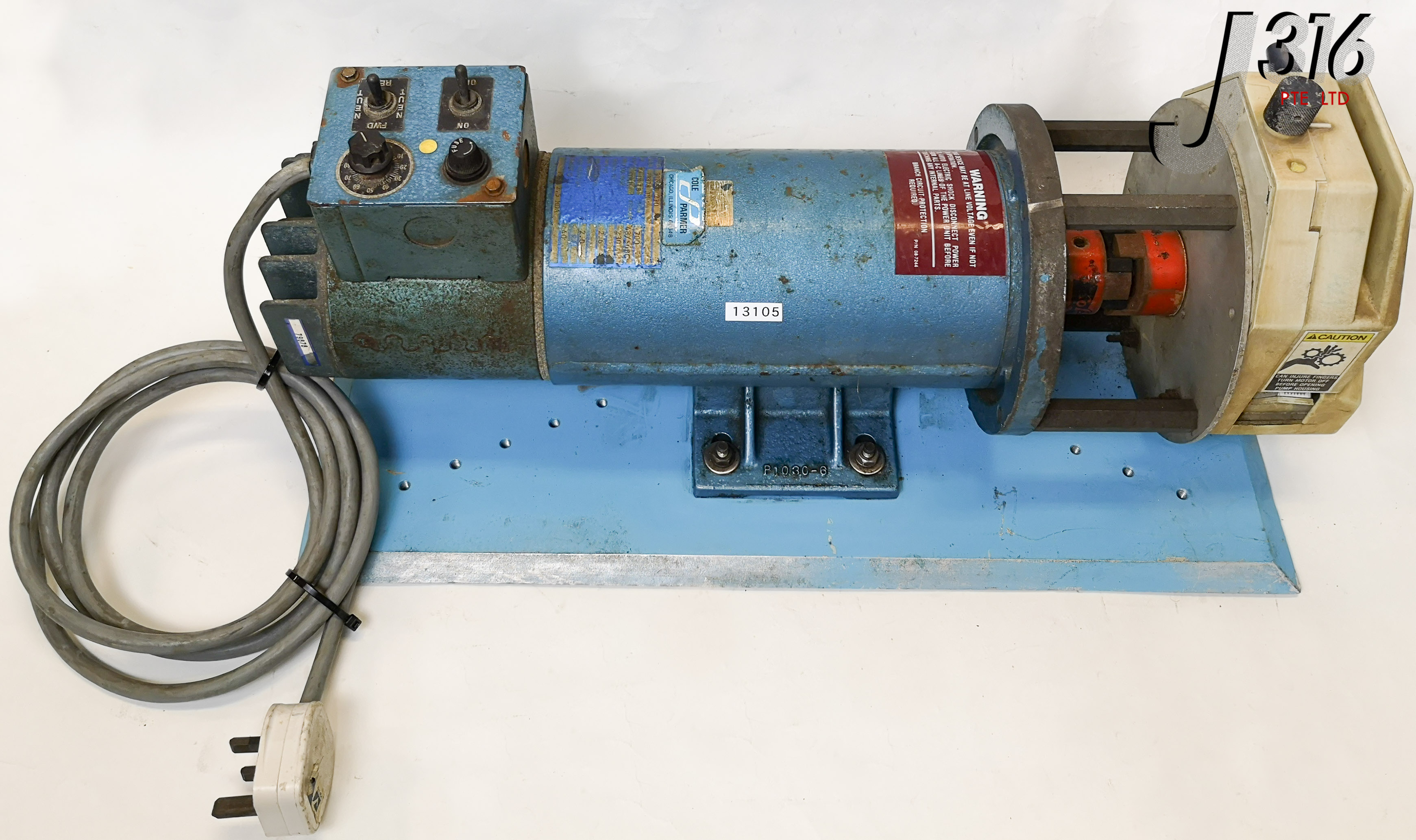 13105 COLE-PALMER PERISTALTIC CENTRIFUGAL PUMP W/MASTERFLEX 7529